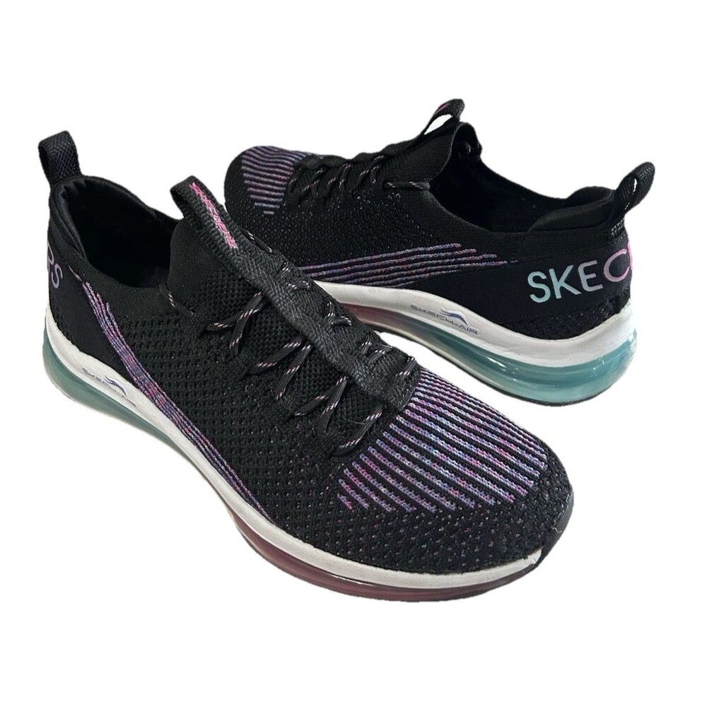 Skechers Women's Size 7 Skech Air Element 2 - 149401 Black Multi Athletic Shoes - Picture 2 of 11